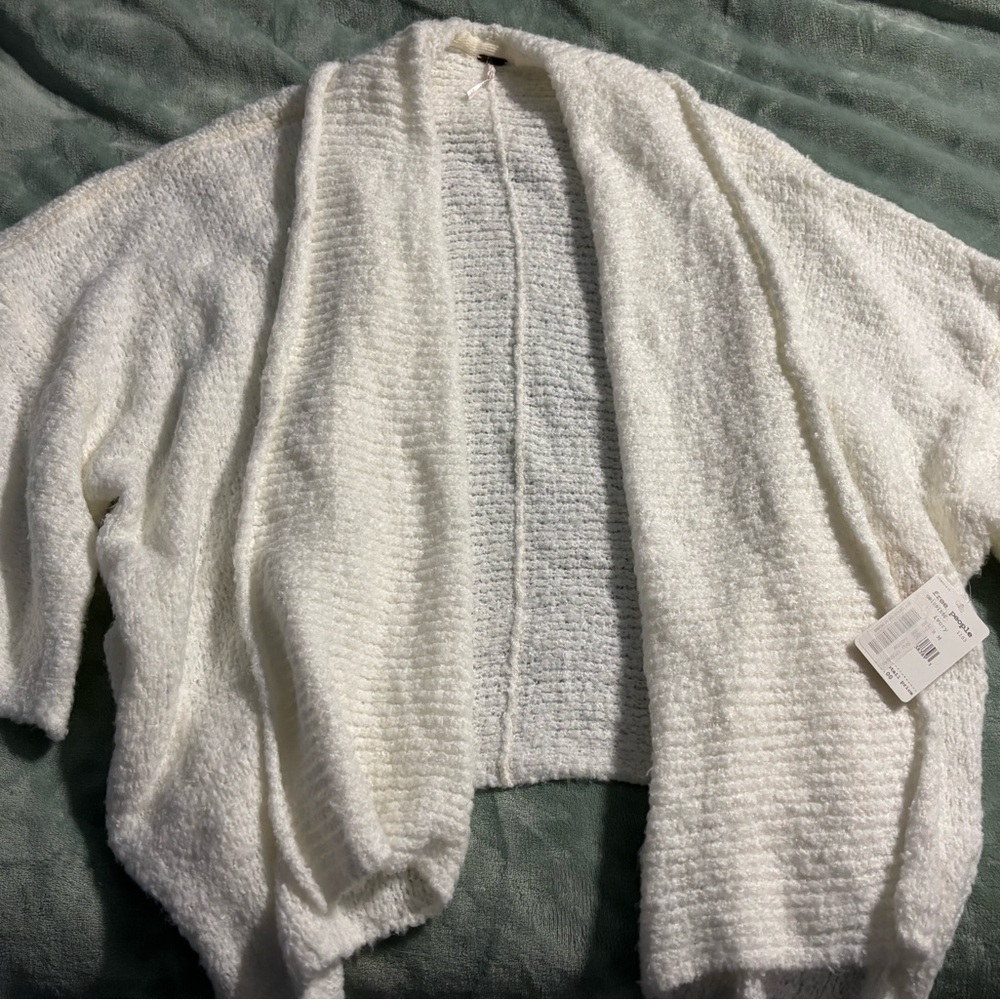 Free People  Women's Ivory BFF Cardigan